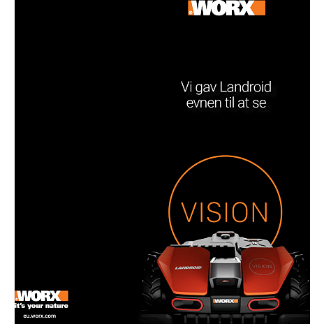 Worx Vision 800 m2 robotplæneklipper - WR208E
