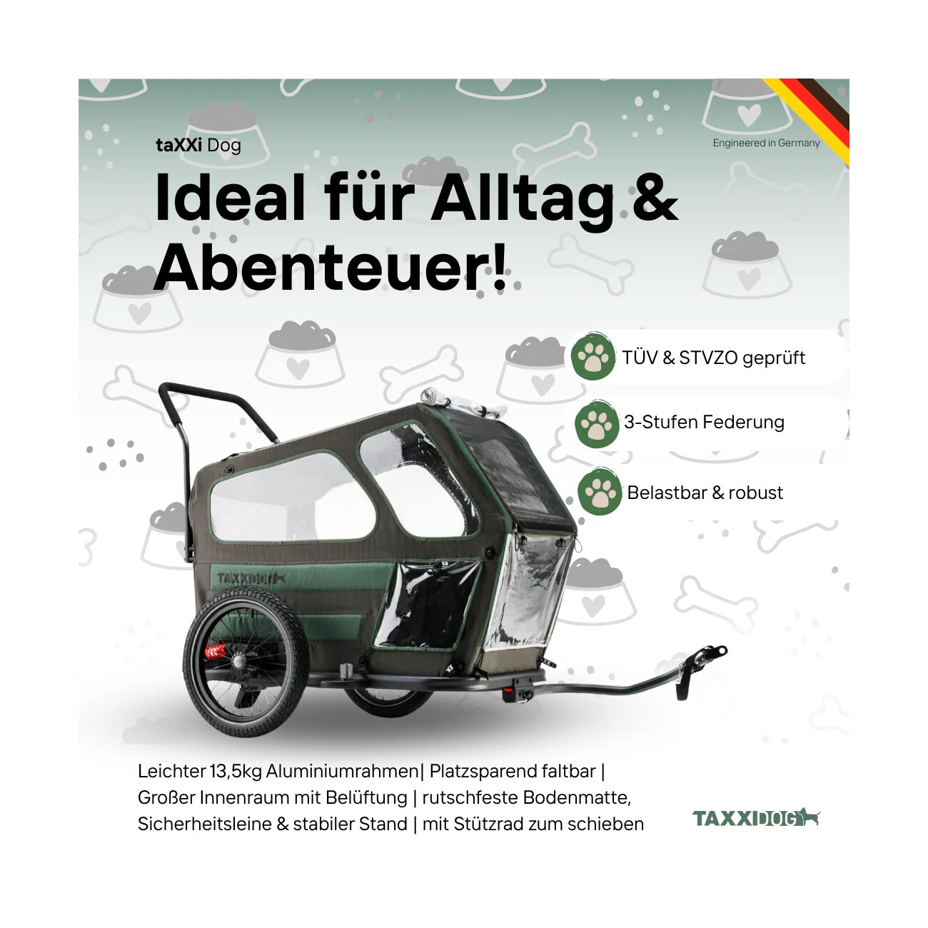 taXXi Hundeanhänger DOG M