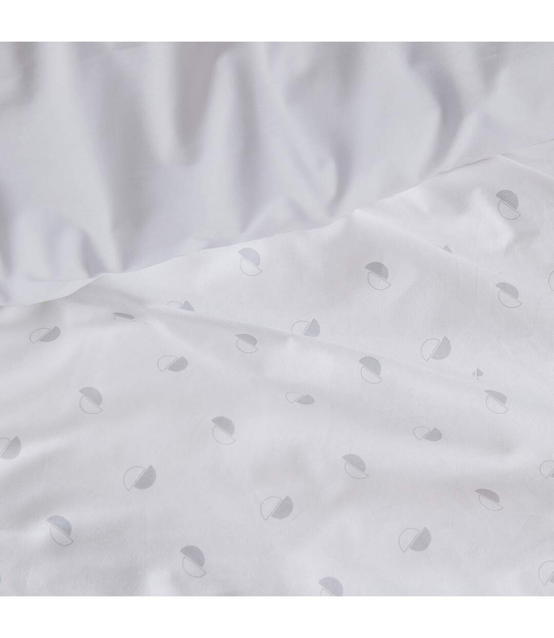 Housse de couette 240x220 cm percale coton ALEX vert Kaki