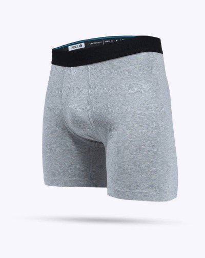 Stance Boxer Brief Standard 6in Heather Grey S