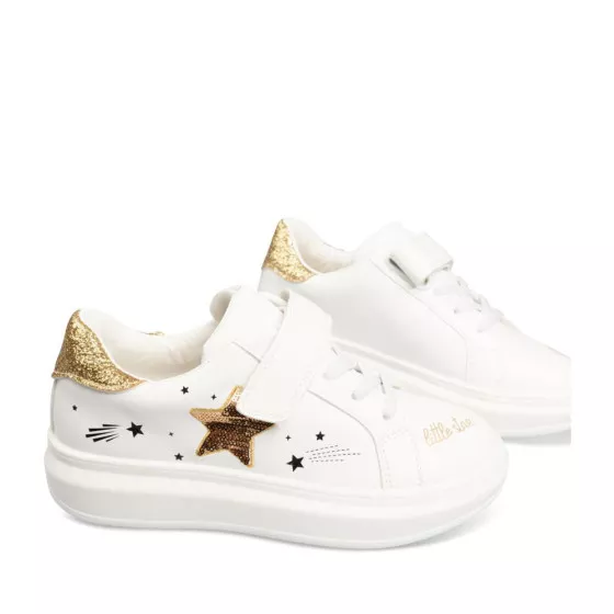 Baskets BLANC LOVELY SKULL