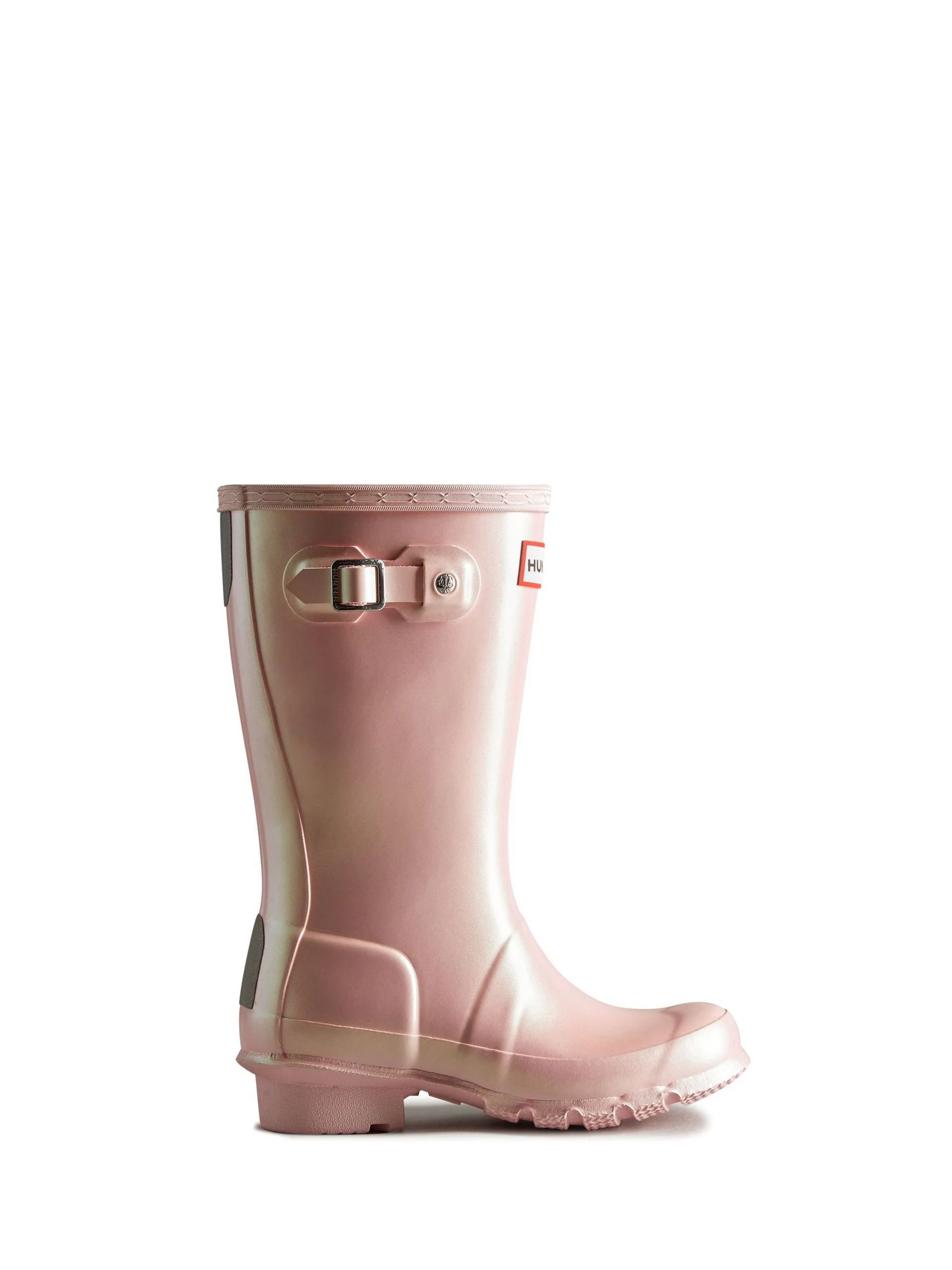 Metallic roze - Hunter Kids Big Original Nebula Wellies