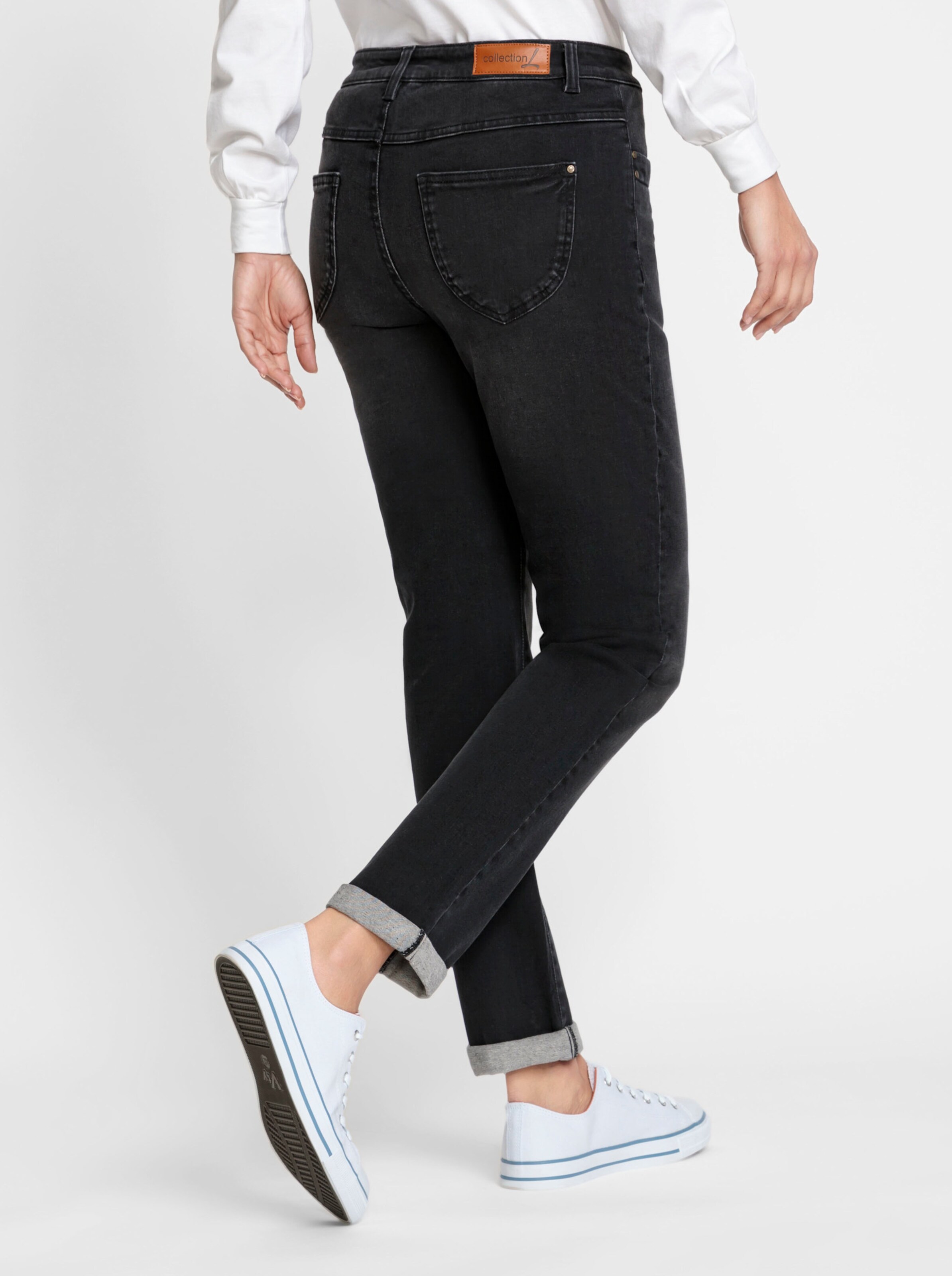 Jeans in graphit denim