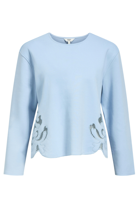 Object blauwe dames sweater
