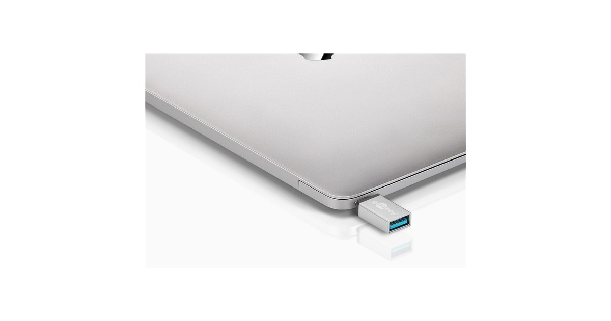 goobayUSB-C / USB A OTG SuperSpeed ​​Adapter  (Zilver)