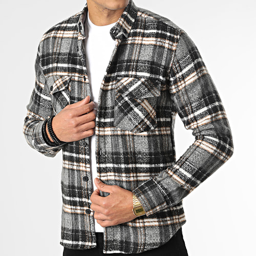 Surchemise Carreaux Y3688 Gris