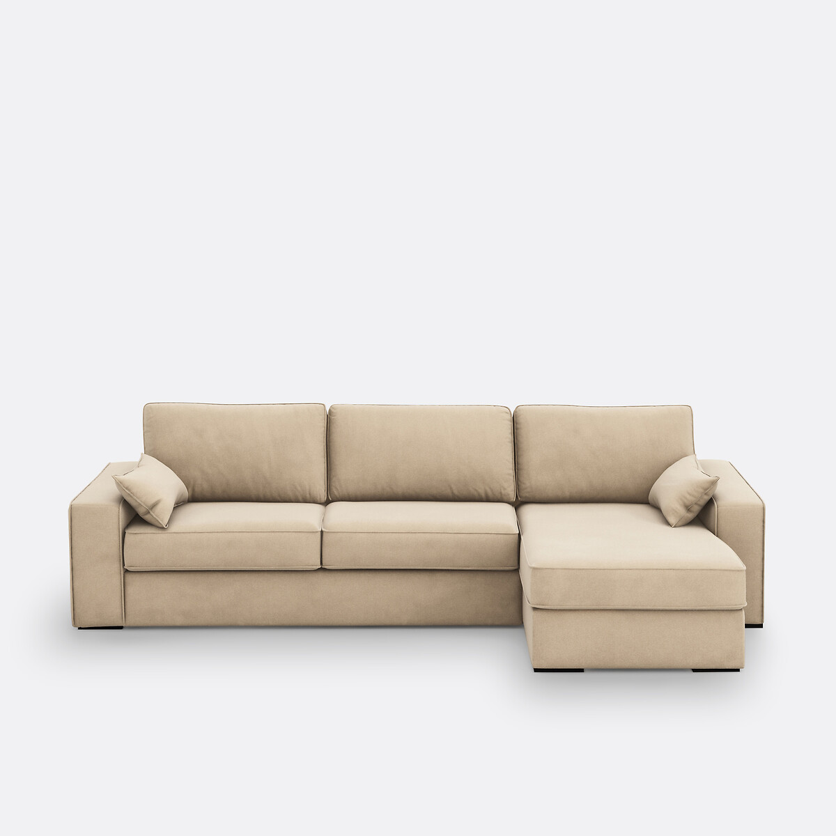 LA REDOUTE INTERIEURS<br>Sofá-cama de canto, poliéster, Bultex Cécilia