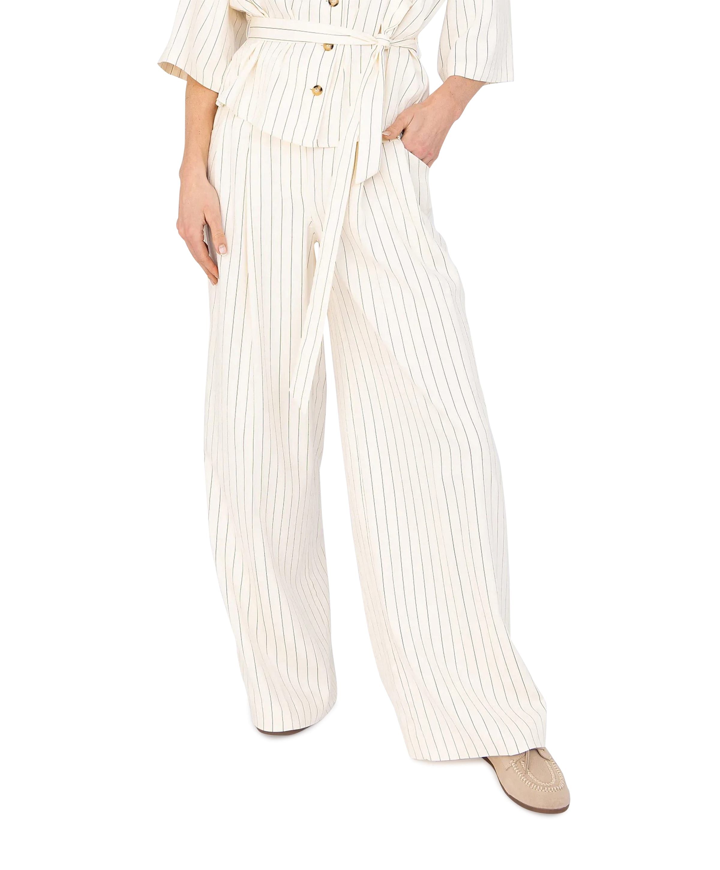 Anna 19a02-03478 dames broek ecru