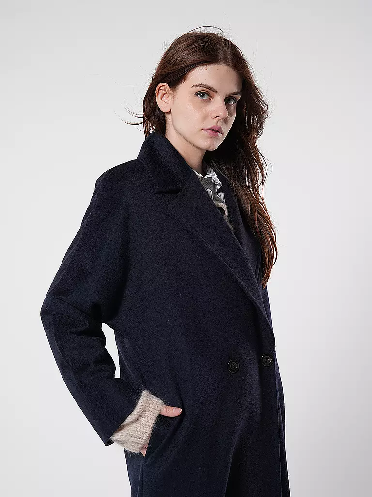 MAX MARA STUDIO Wollmantel ERIC  dunkelblau