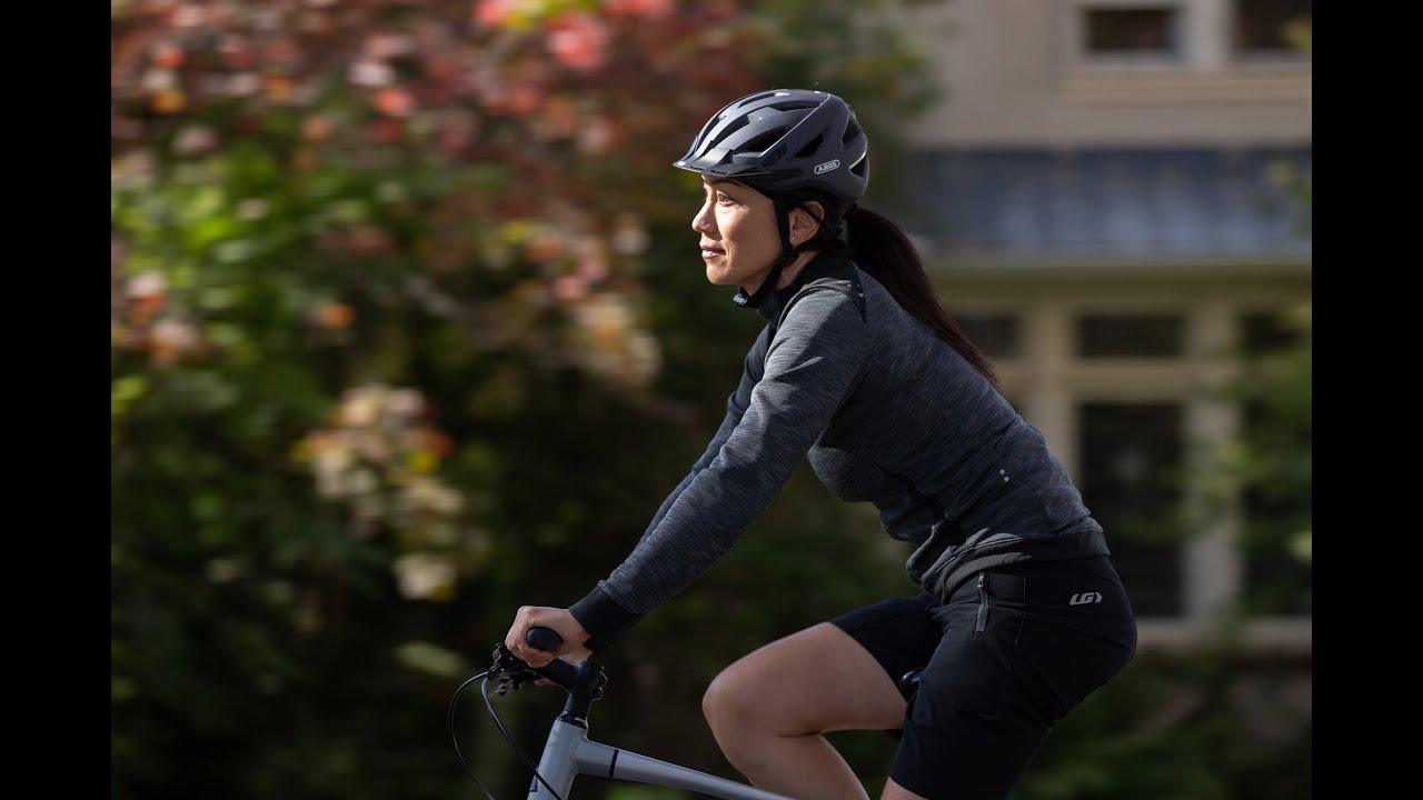 Casque de vélo ABUS URBAN-I 3.0 Velvet Black avec LED Arrière