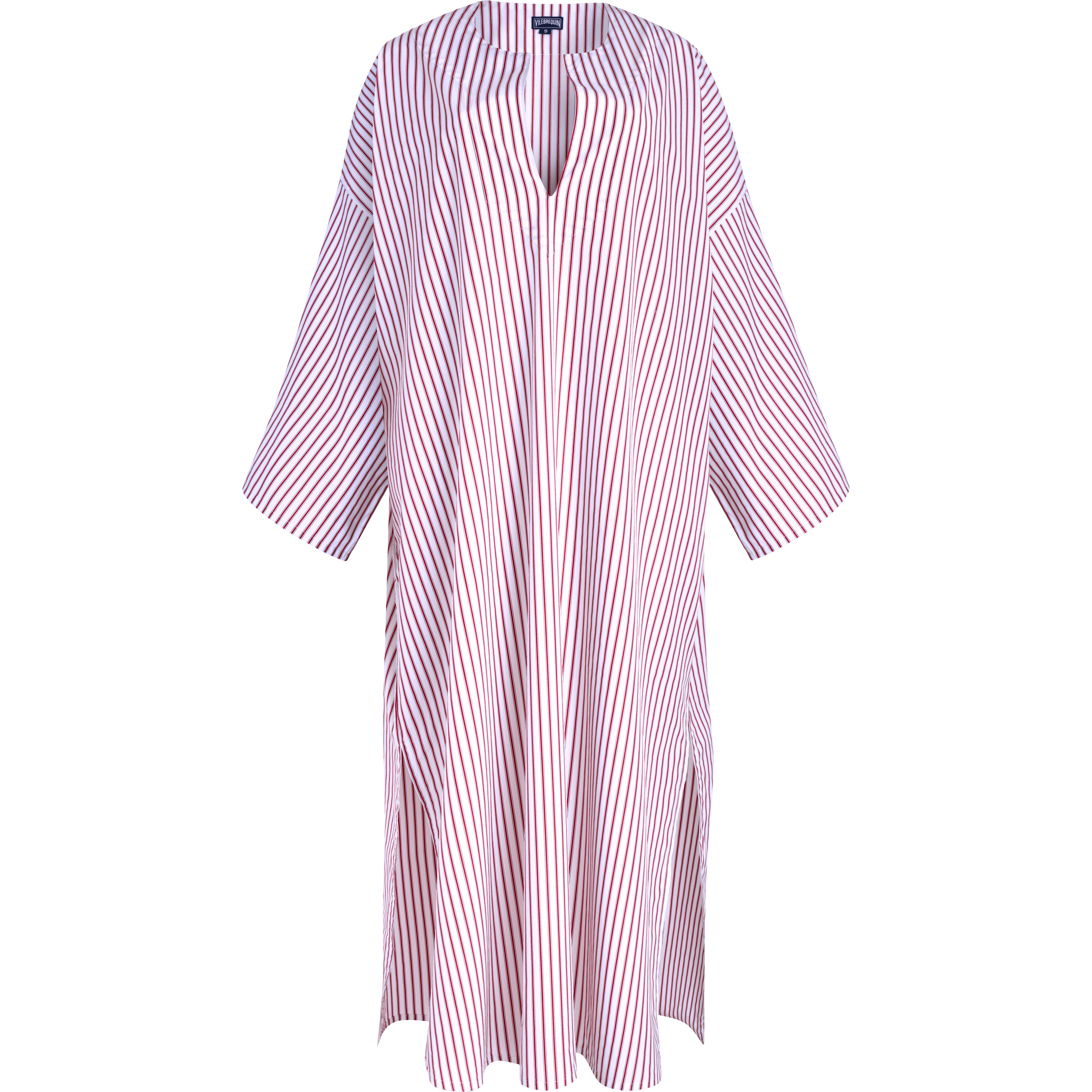 Caftan en Coton Femme Unie - Vilebrequin x Ines de la Fressange
