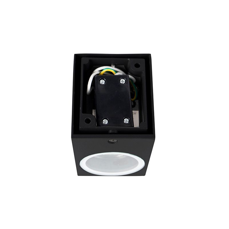 Set van 2 moderne wandlampen zwart IP44 - Baleno