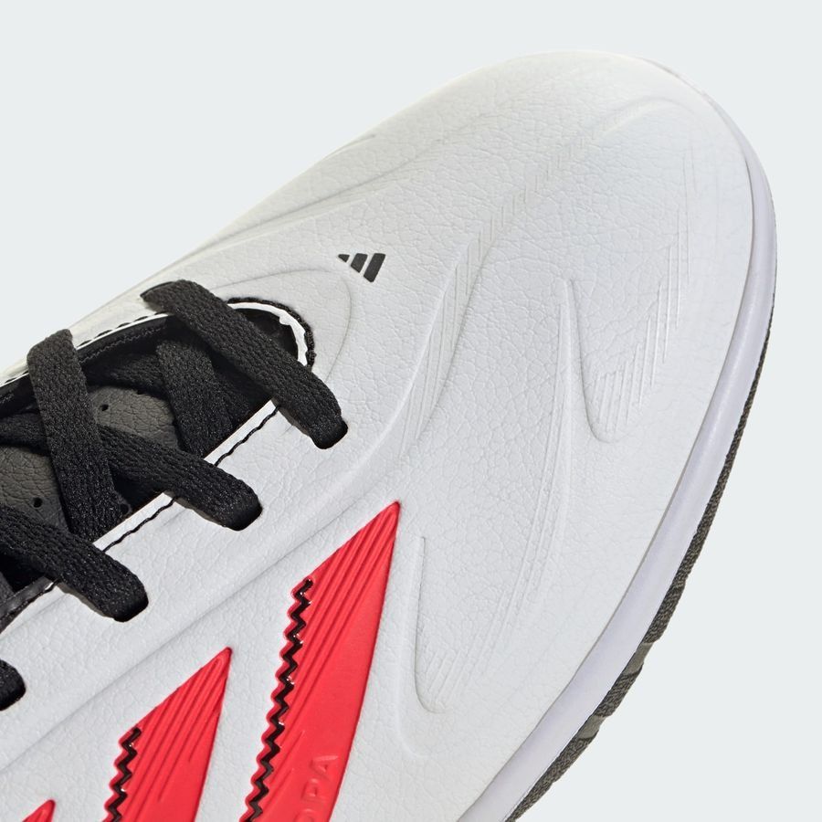 adidas Copa Pure Club III IN Pure Victory - Blanc/Lucid Red/Noir Enfant