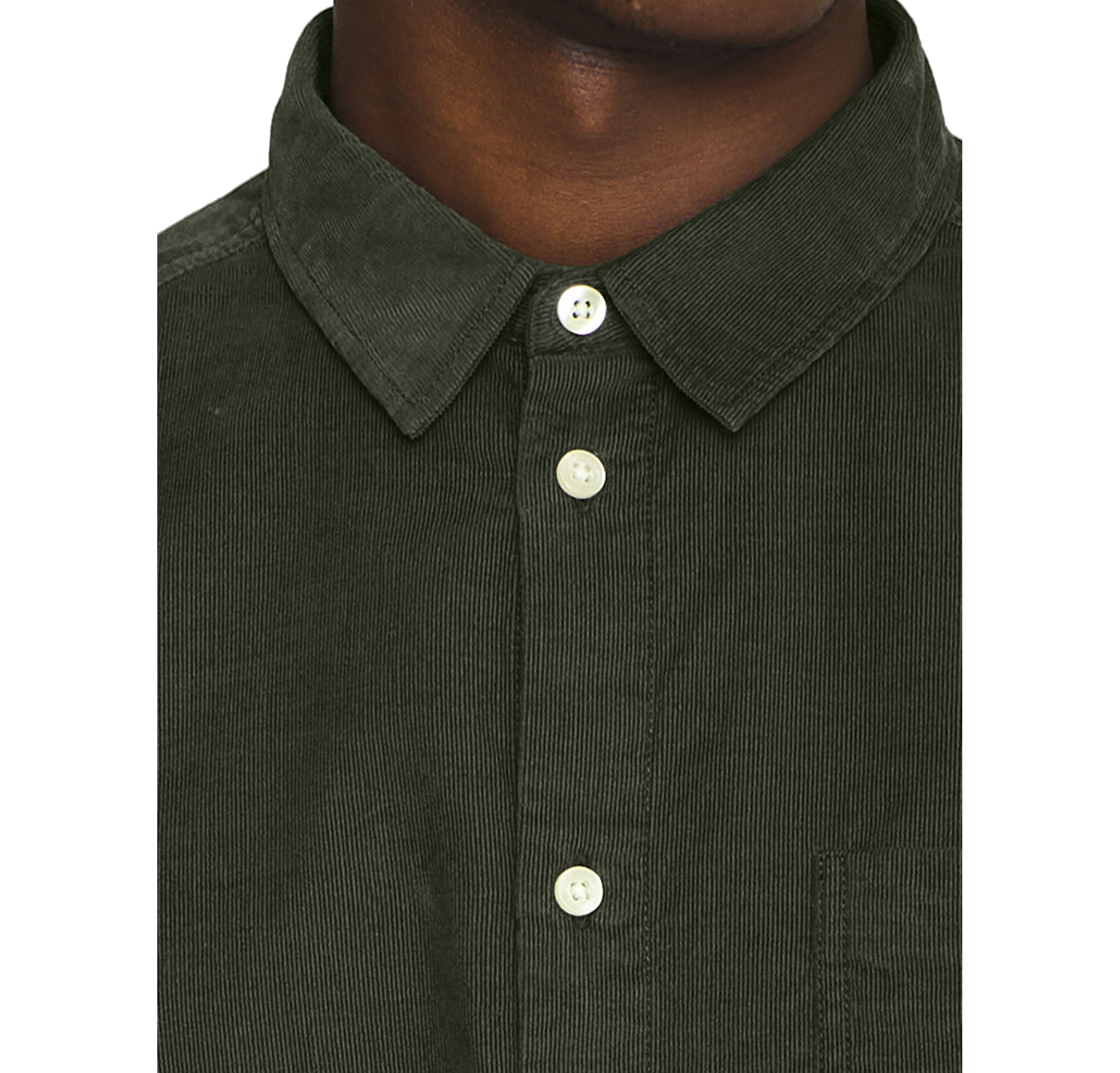 Regular Fit 26-Wales Corduroy Shirt M