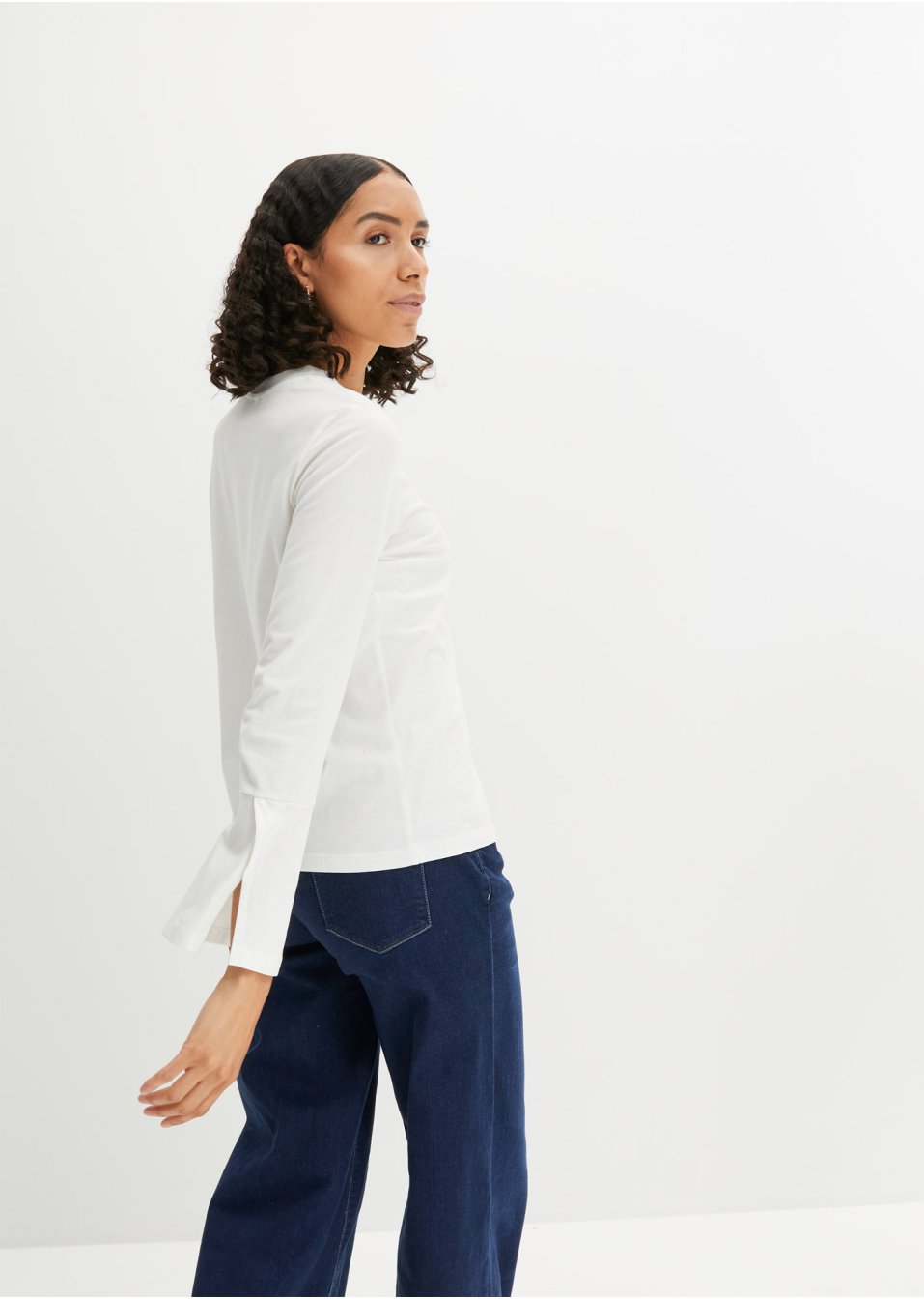 T-shirt à manches larges en coton