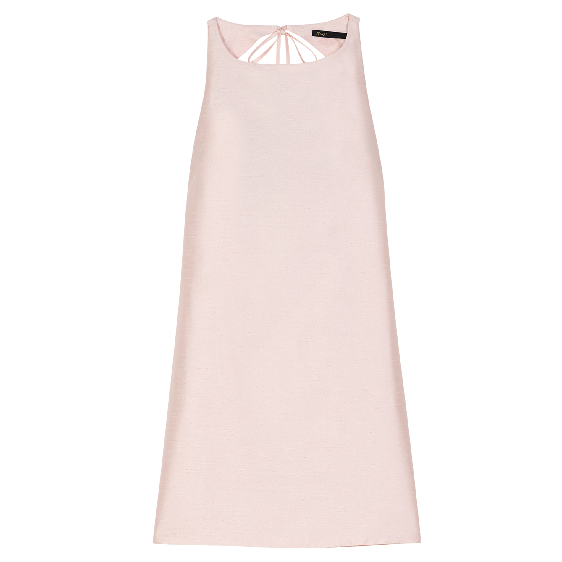 Robe courte cintrée dos nu | Rose