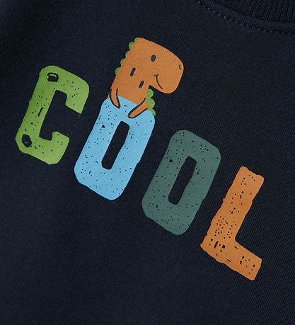 Name It Sweatshirt - NbmVonne - Dark Sapphire/Cool/Dinosaur