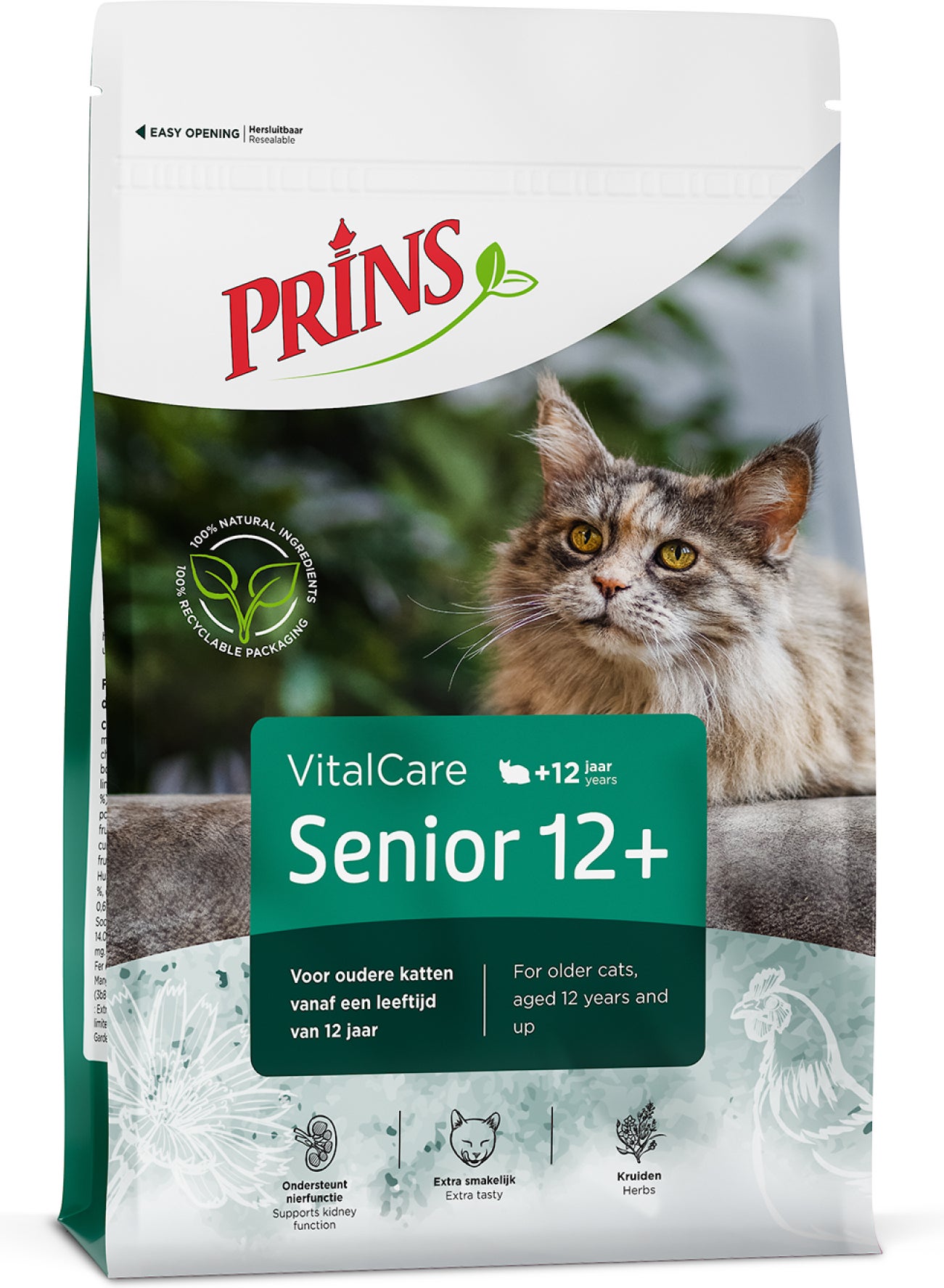 Prins kattenbrokken senior gemengd vlees 4 kg