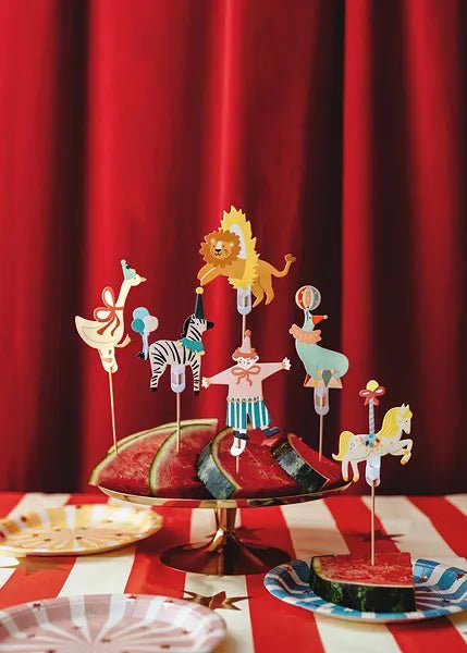 Circus Cocktailprikkers 6st
