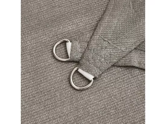 Voile d'ombrage 160 g/m² rectangulaire gris clair 5x8 m PEHD
