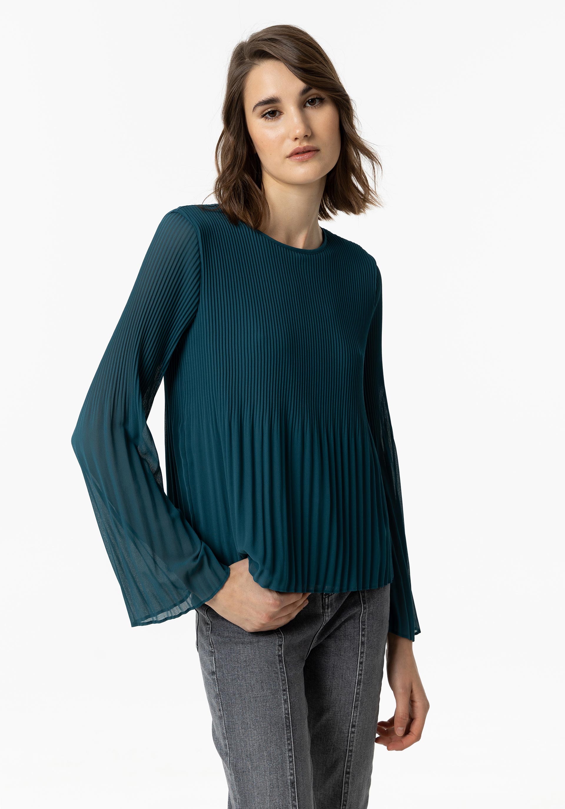 Blusa Plissada