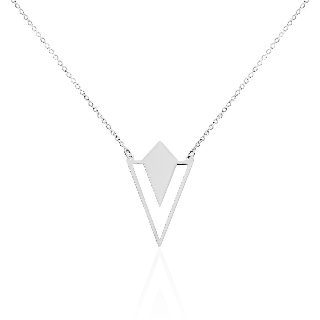 Collier Tylee Argent Blanc