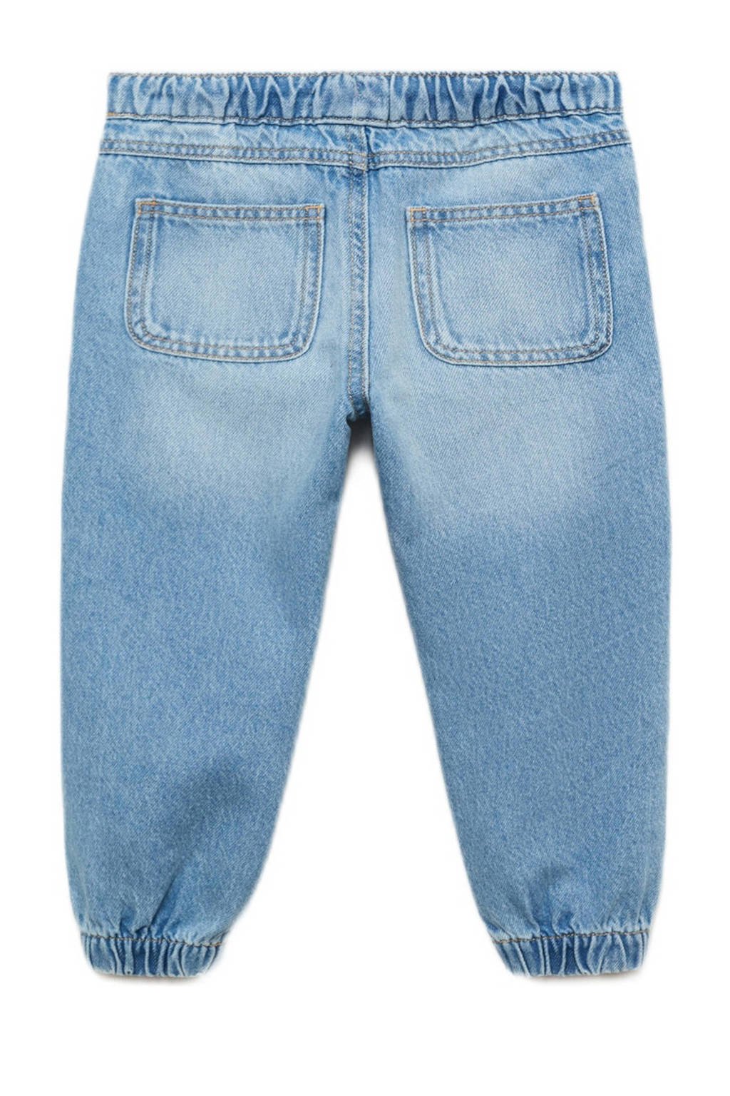 Mango Kids casual broek light blue denim