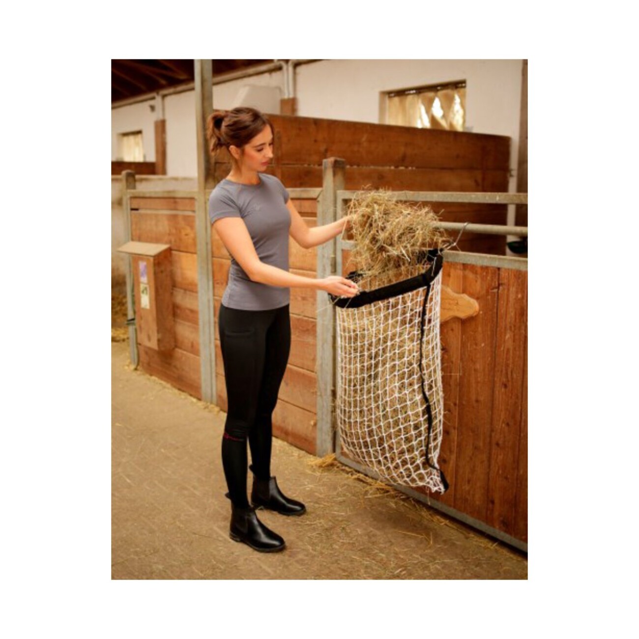 Kerbl Heunetz mit Füllhilfe 90 cm, 1,1 m