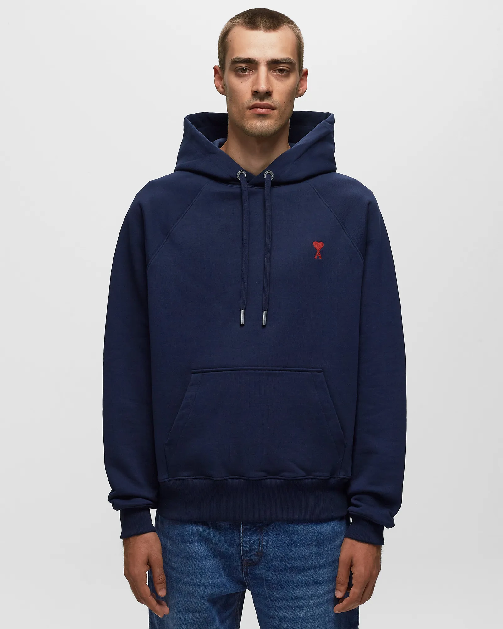 AMI Paris HOODIE AMI DE COEUR VERMELHO