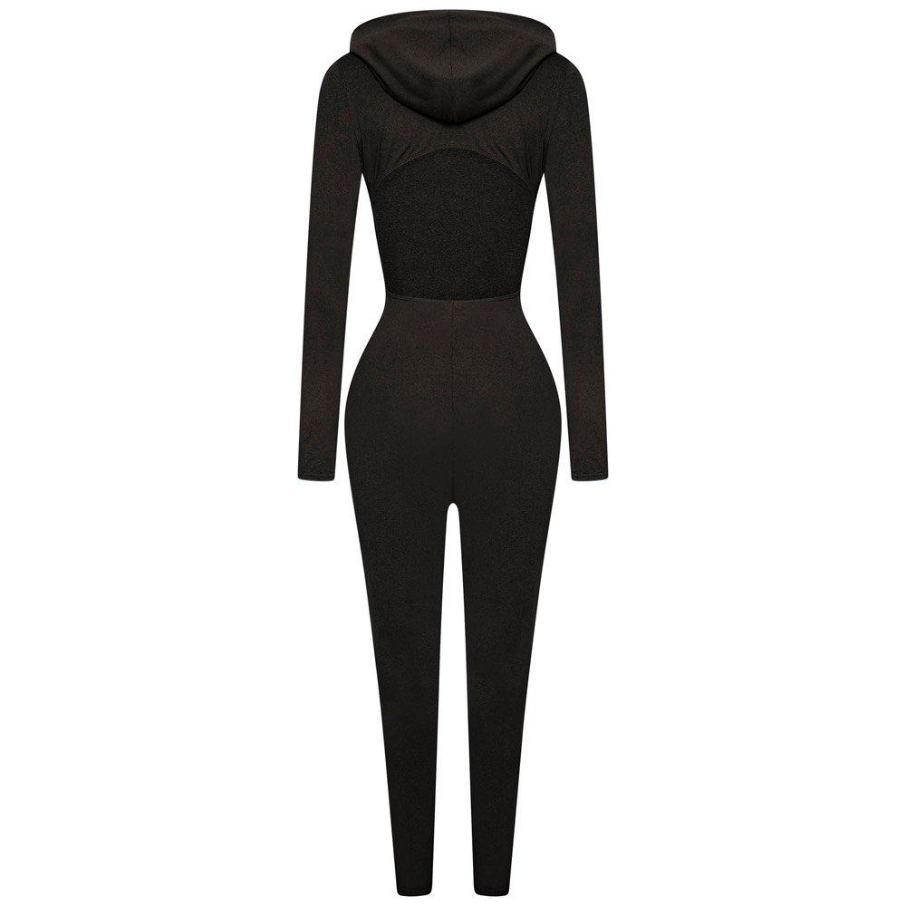 Honeyz Hooded Jumpsuit Womens