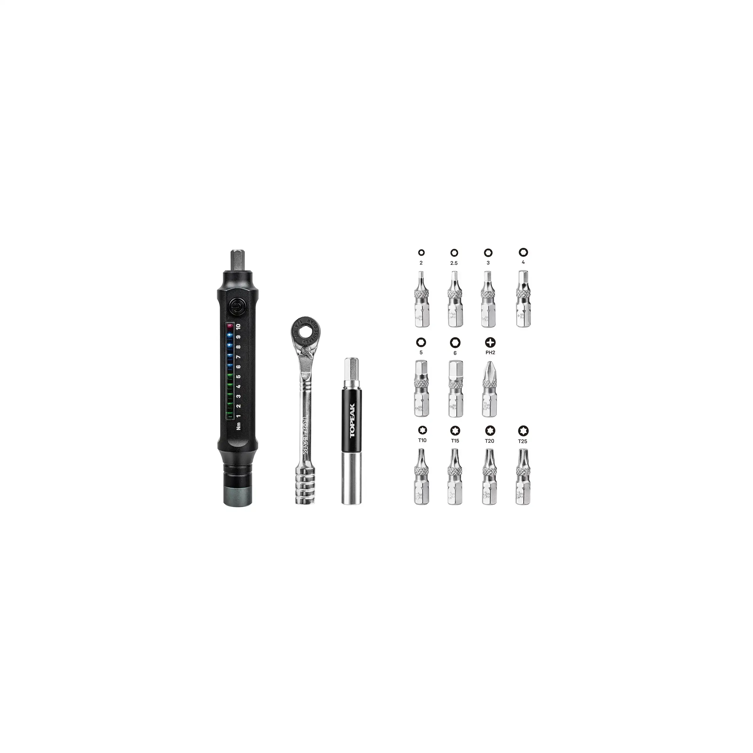 Topeak E-TorqBar 1-10 Nm Momentsleutel