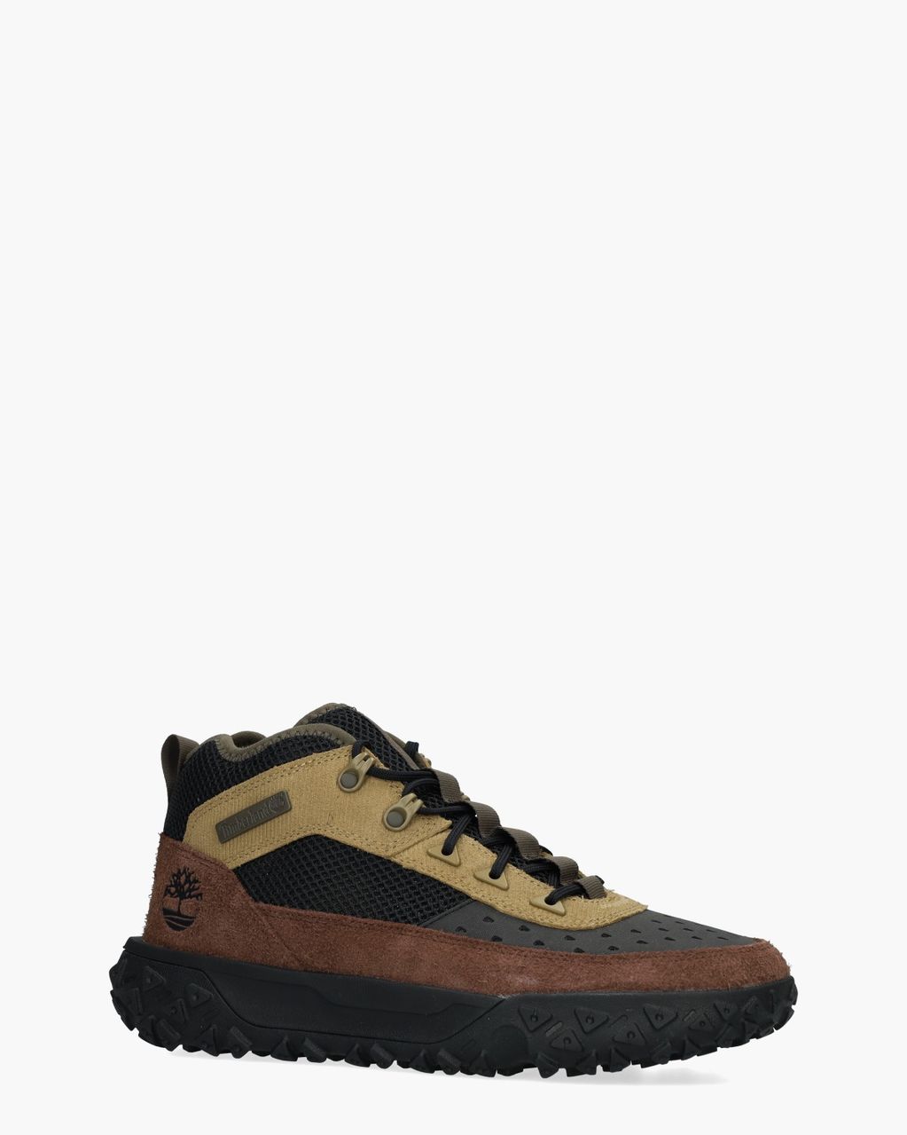 Timberland GreenStride Motion 6 Sneaker Zwart/Bordeauxrood Heren Veterboots