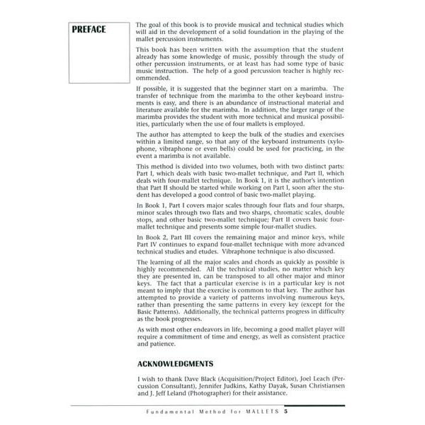 Alfred Music Publishing Fundamental Method Mallets 1