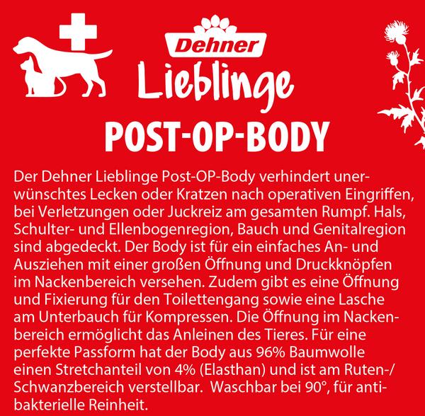 Dehner Lieblinge Post-OP-Body, schwarz