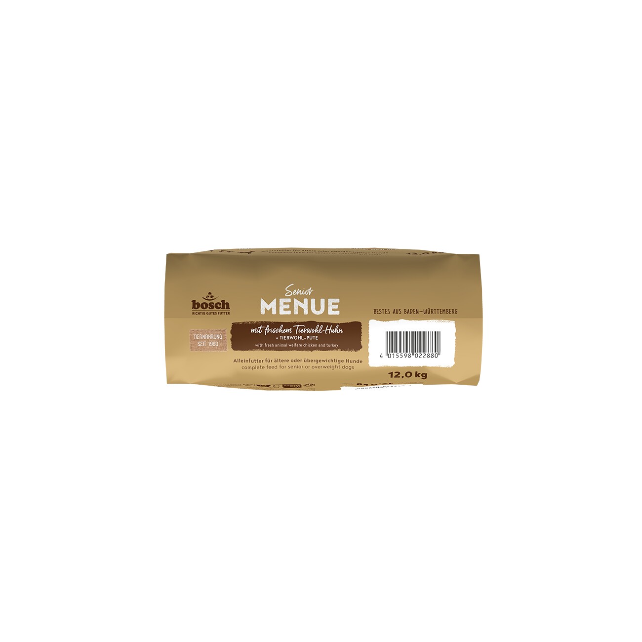 bosch HPC Trockenfutter Hund Senior Menue Tierwohl-Huhn 12 kg