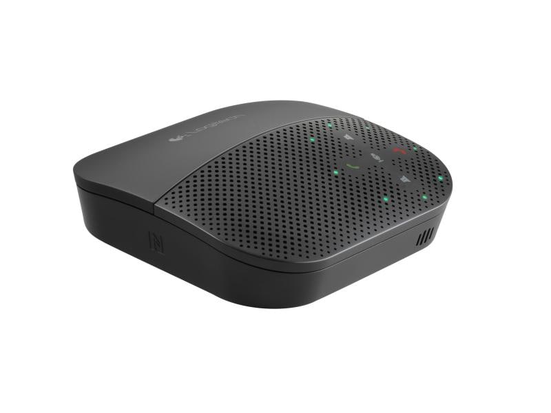 Logitech Speakerphone P710e Freisprecheinrichtung für Mobilgeräte – Verbindung mit einem beliebigen Mobilgerät via Bluetooth oder USB