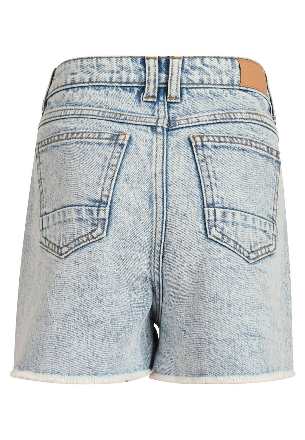 Shoeby regular fit denim short light blue denim bleached