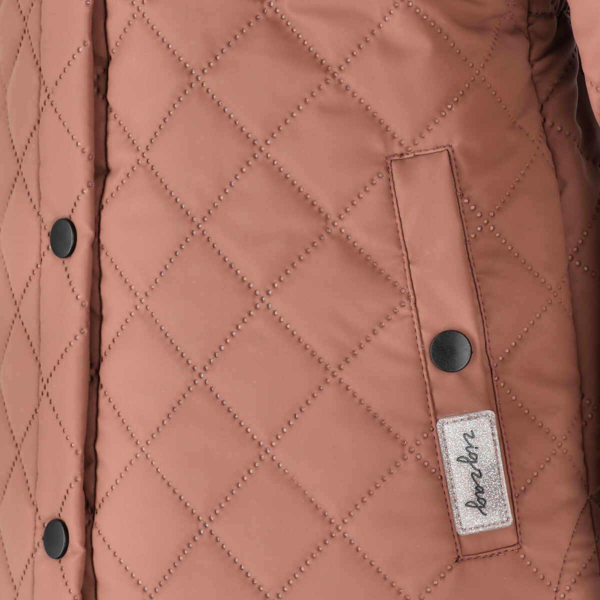 ZigZag Freja PU Coated Quiltet Jakke Børn