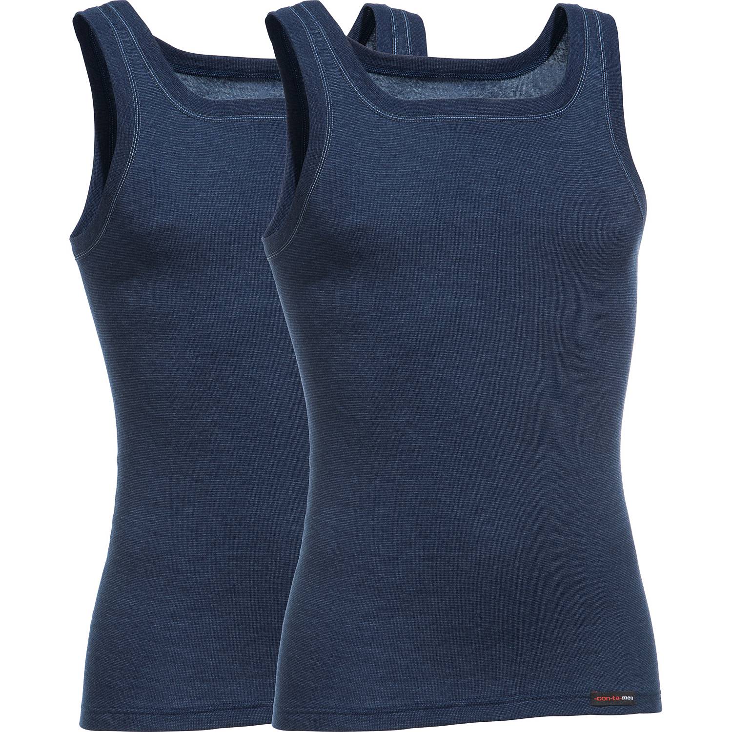 Con-ta Feinripp Herren-Thermo-Unterhemd im 2er-Pack