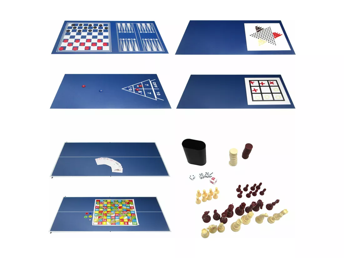 Table multi-jeux 20 en 1 - HAPPY GARDEN
