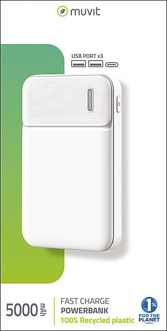 MUVIT - BATTERIE NOMADE MUVIT FOR CHANGE 5000 MAH
