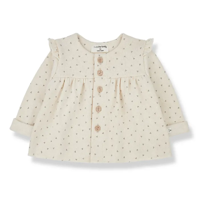 1+ in the family Blouse Matière Recyclée Nicola | Ecru