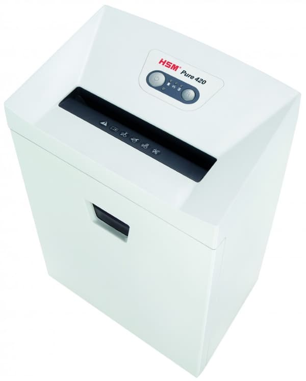 HSM Pure 420 shredder, 35 l, 1,9x15 mm