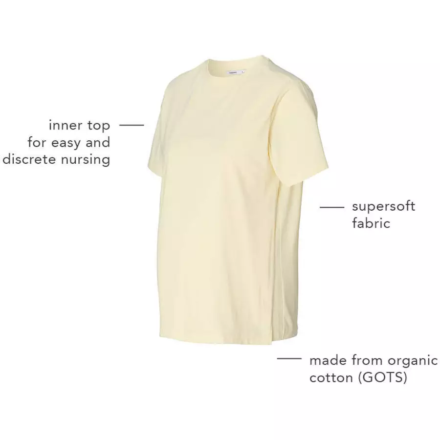 Noppies Still-Shirt Ifke Light Yellow