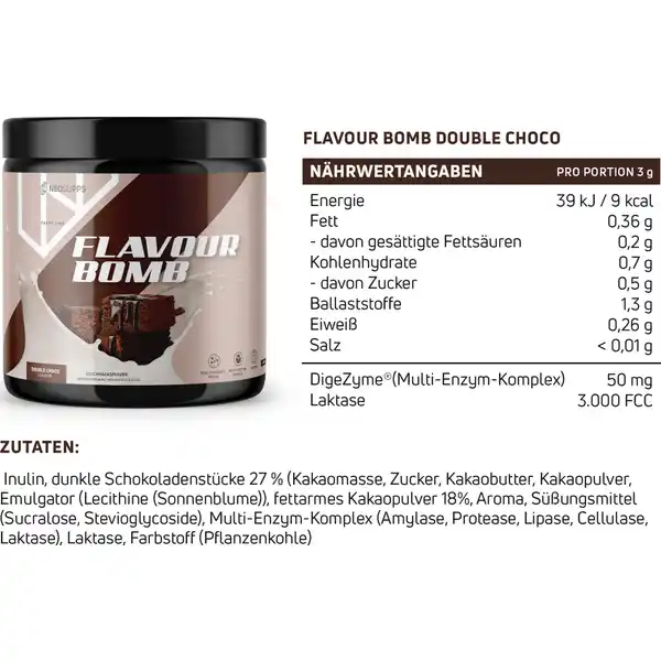 Flavour Bomb Double Chocolate