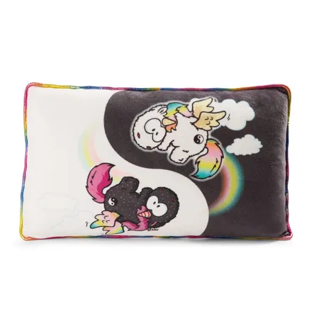 NICI Rechteckiges Kissen Einhorn Rainbow Yin & Rainbow Yang