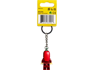 LEGO Meisje in chilipeperpak sleutelhanger (854234)