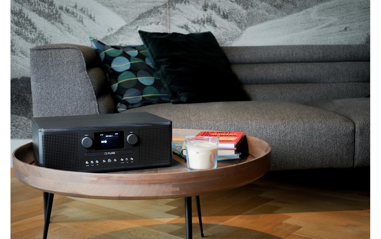 DAB+ Radio Classic C-D6i Schwarz/Esche<br>Das charmante All-in-One-Internetradio