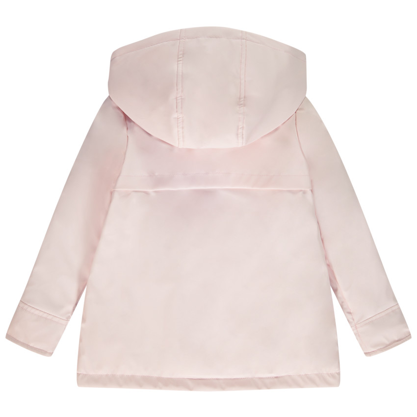 Parka gomme unie rembourrée et doublée pour fille