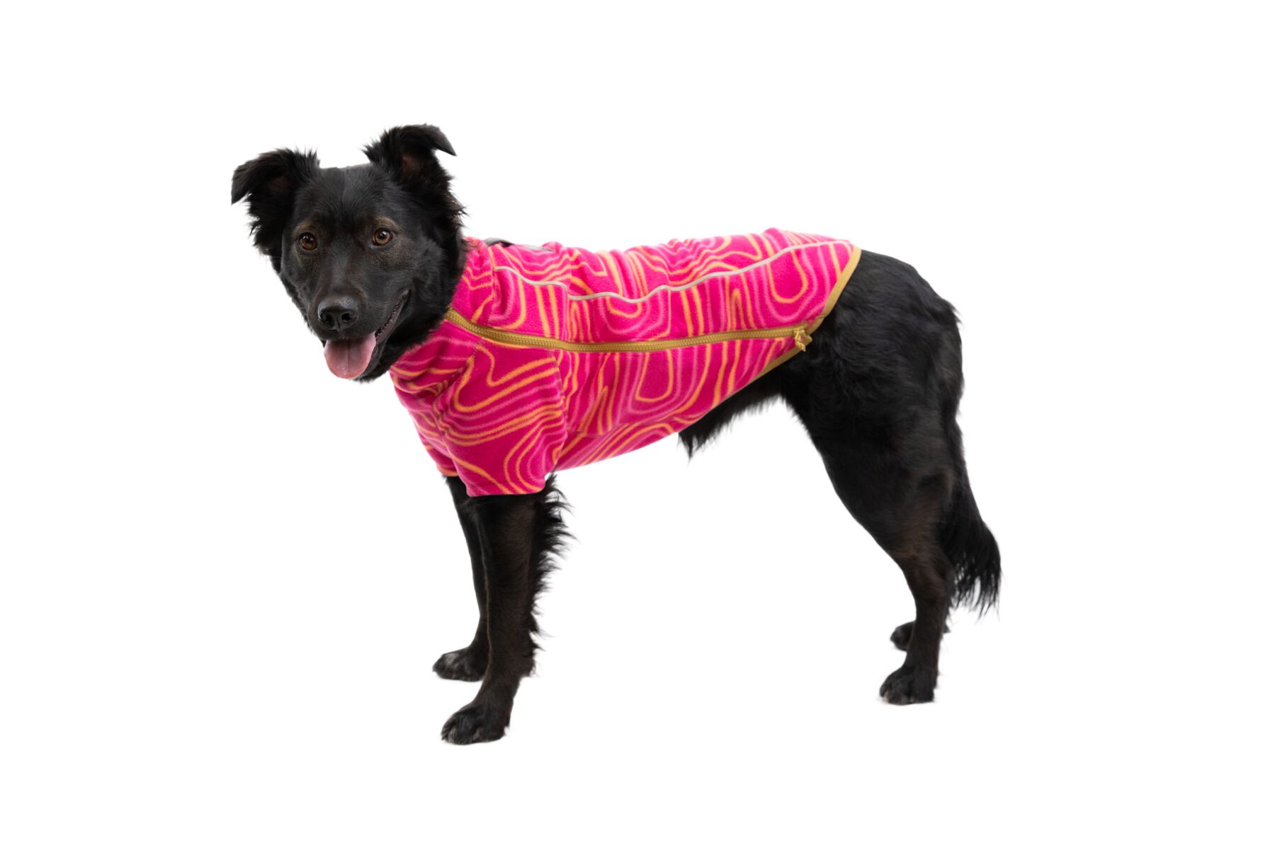Veste polaire climate changer™ des manches et une fermeture à glissière. Couleur: strata (rosa), taille: m